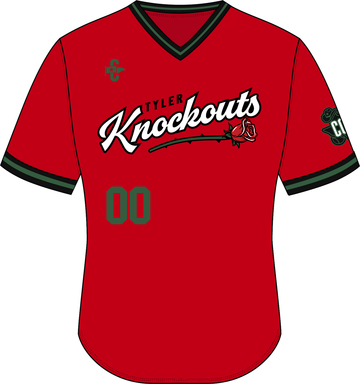 Classic V-Neck Knockouts Game Jersey