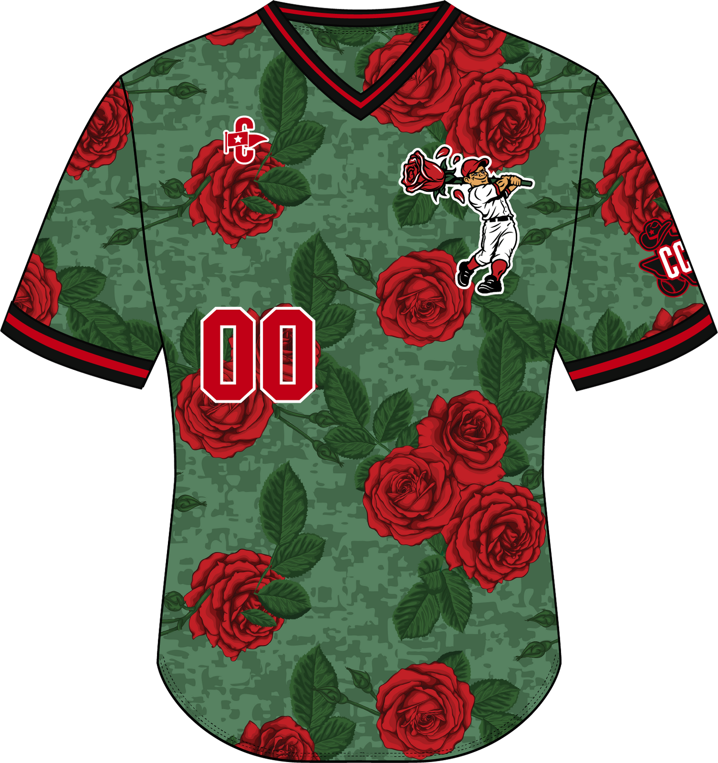 Fun V-Neck Knockouts Game Jersey